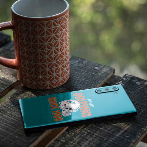 NFL Miami Dolphins Helmet Galaxy Note 10 Skin